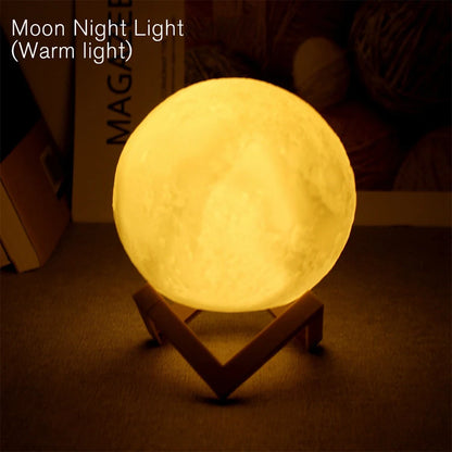 Book Light LED Moon, Galaxy