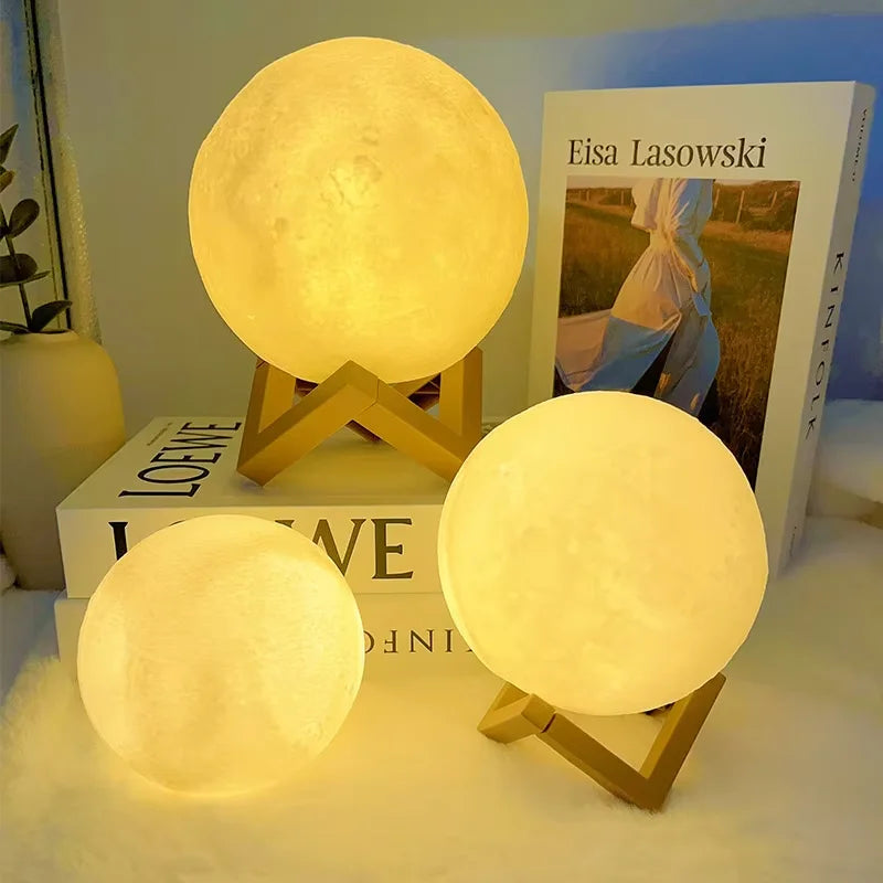 Book Light LED Moon, Galaxy