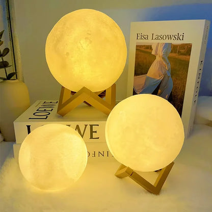 Book Light LED Moon, Galaxy