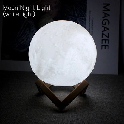 Book Light LED Moon, Galaxy